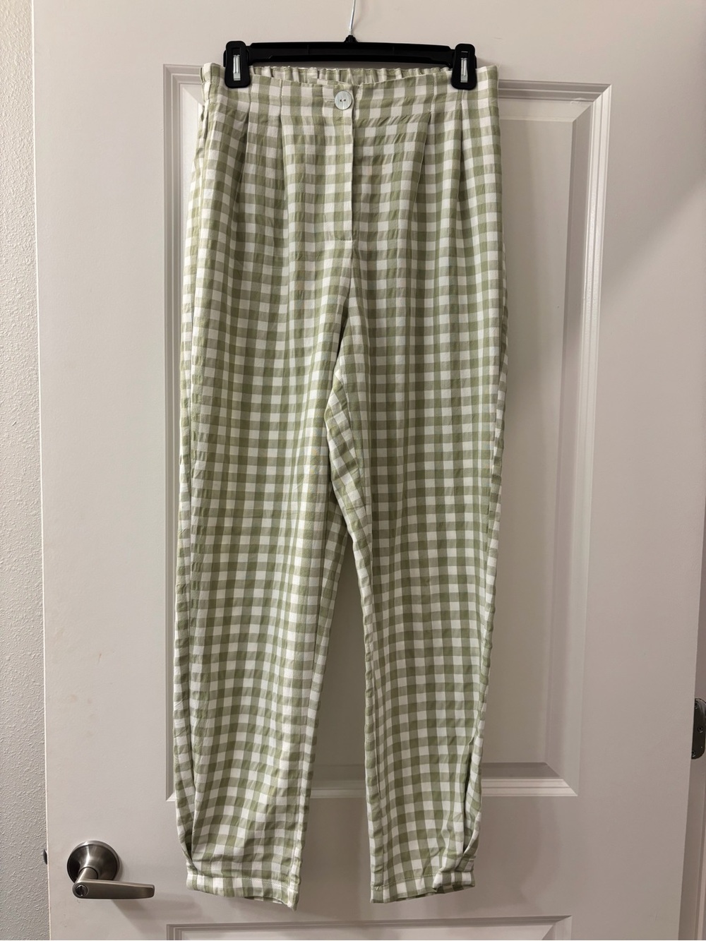 Vero Moda Sage Gingham Pants Small